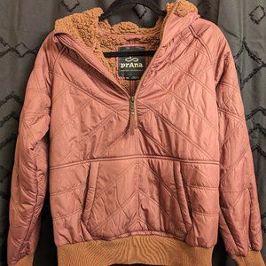 Quarter Zip Pullover Hooded Coat